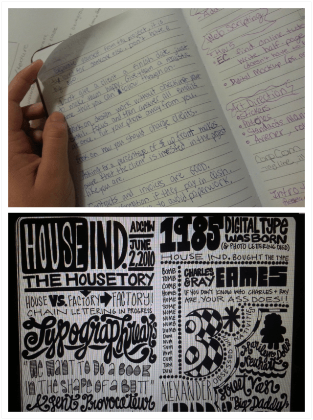 My lists and inspiration