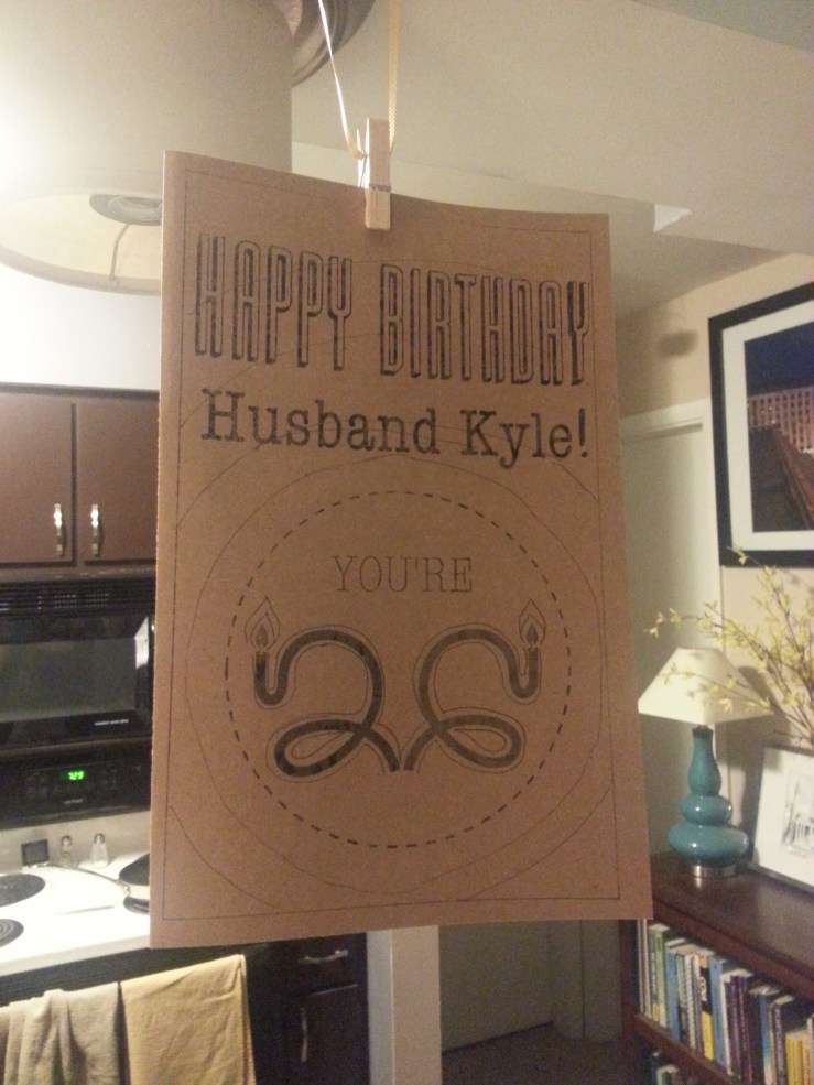 Husband's Bday Card